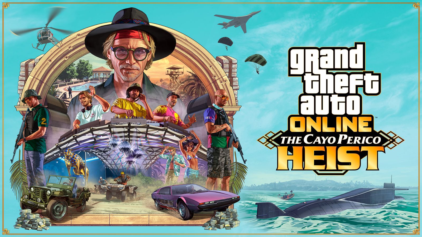 Official GTA Online Cayo Perico artwork